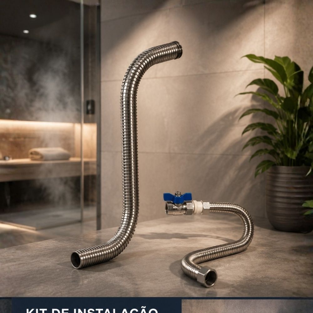 Kit de Instalação Flexível Aço inox 304 2 Polegadas