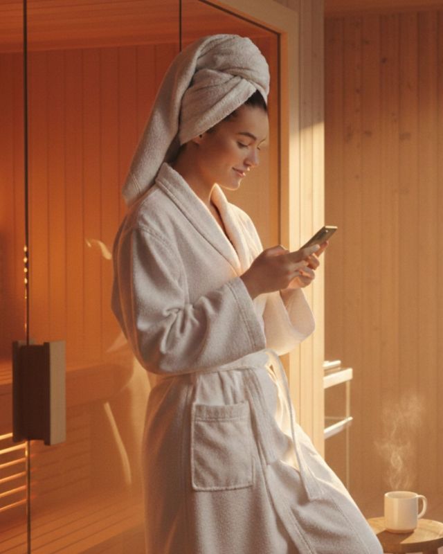 Sauna residencial interna