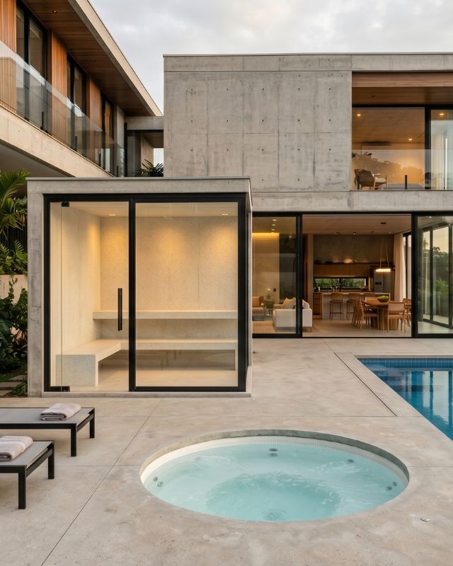 Sauna tipo SPA residencial