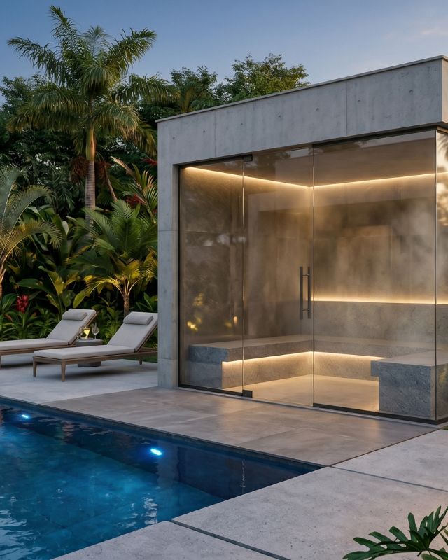 Sauna externa (quintal / jardim)