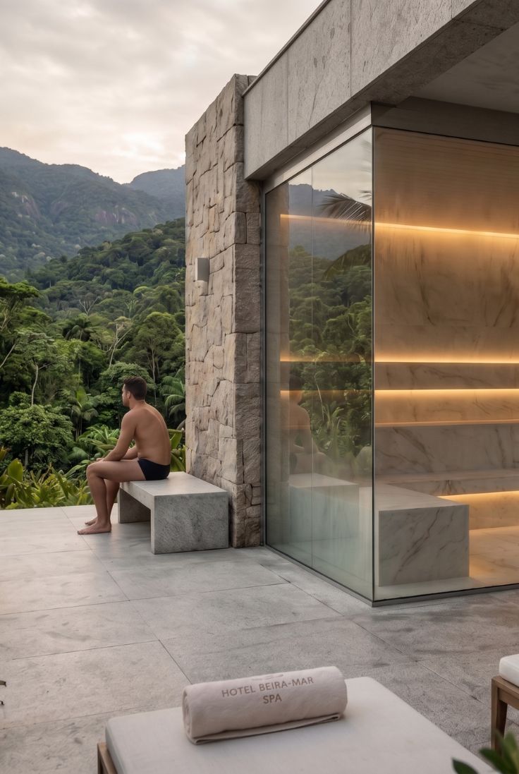 Sauna em resorts